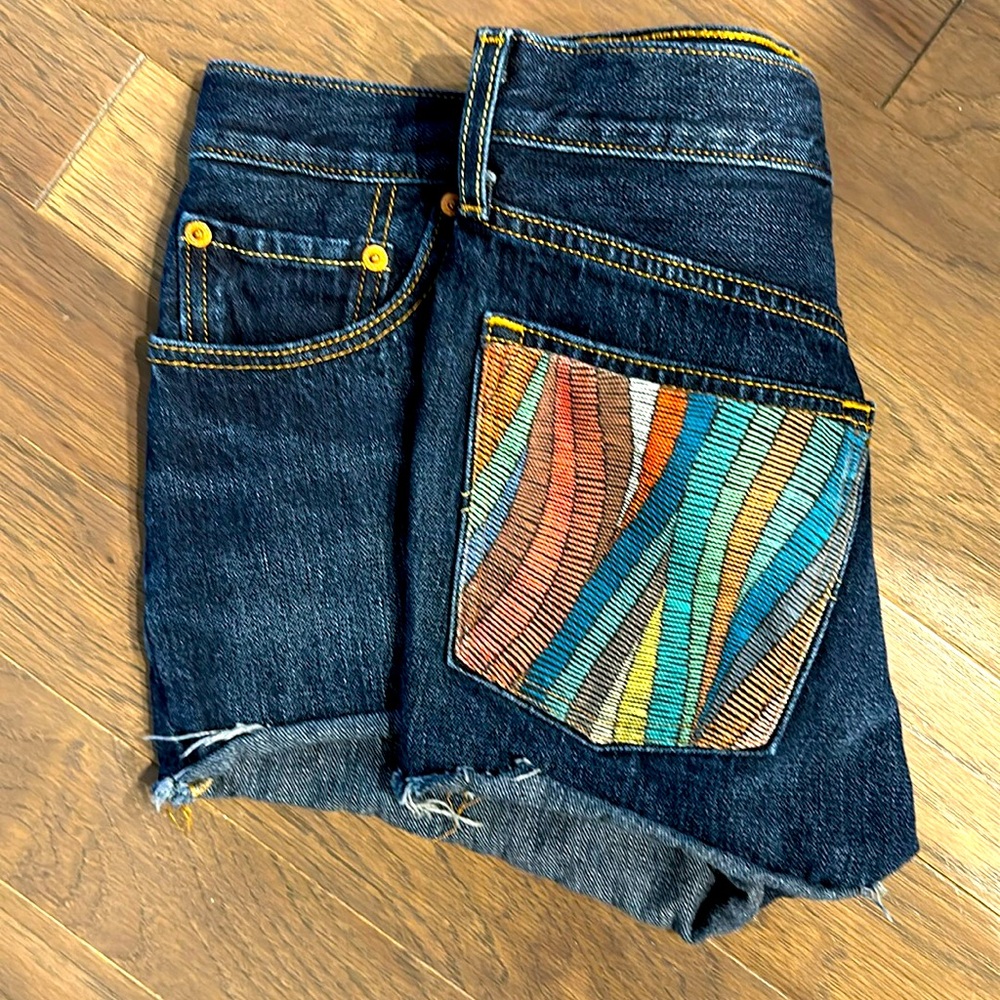 Levi 501 Cutoff Denim Shorts